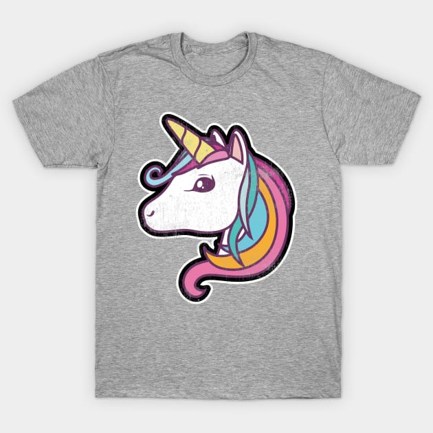 Happy Magic Fantasy Unicorn T-Shirt by mivpiv